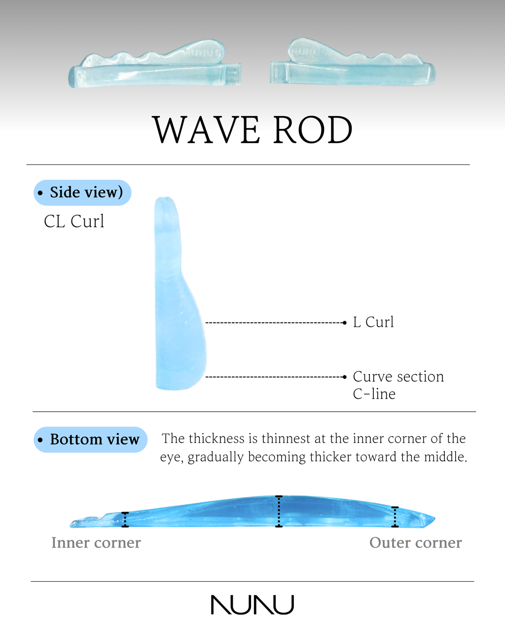 WAVE ROD - Korean lash lift